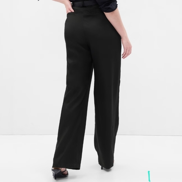 Gap Factory Black Tencel Lyocell Pants 0 - Picture 2 of 3